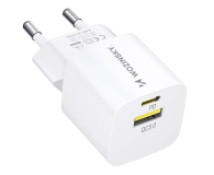 Wozinsky Ładowarka sieciowa GaN USB-A USB-C 33W biała WWCEAC - 1487884 - zdjęcie 4